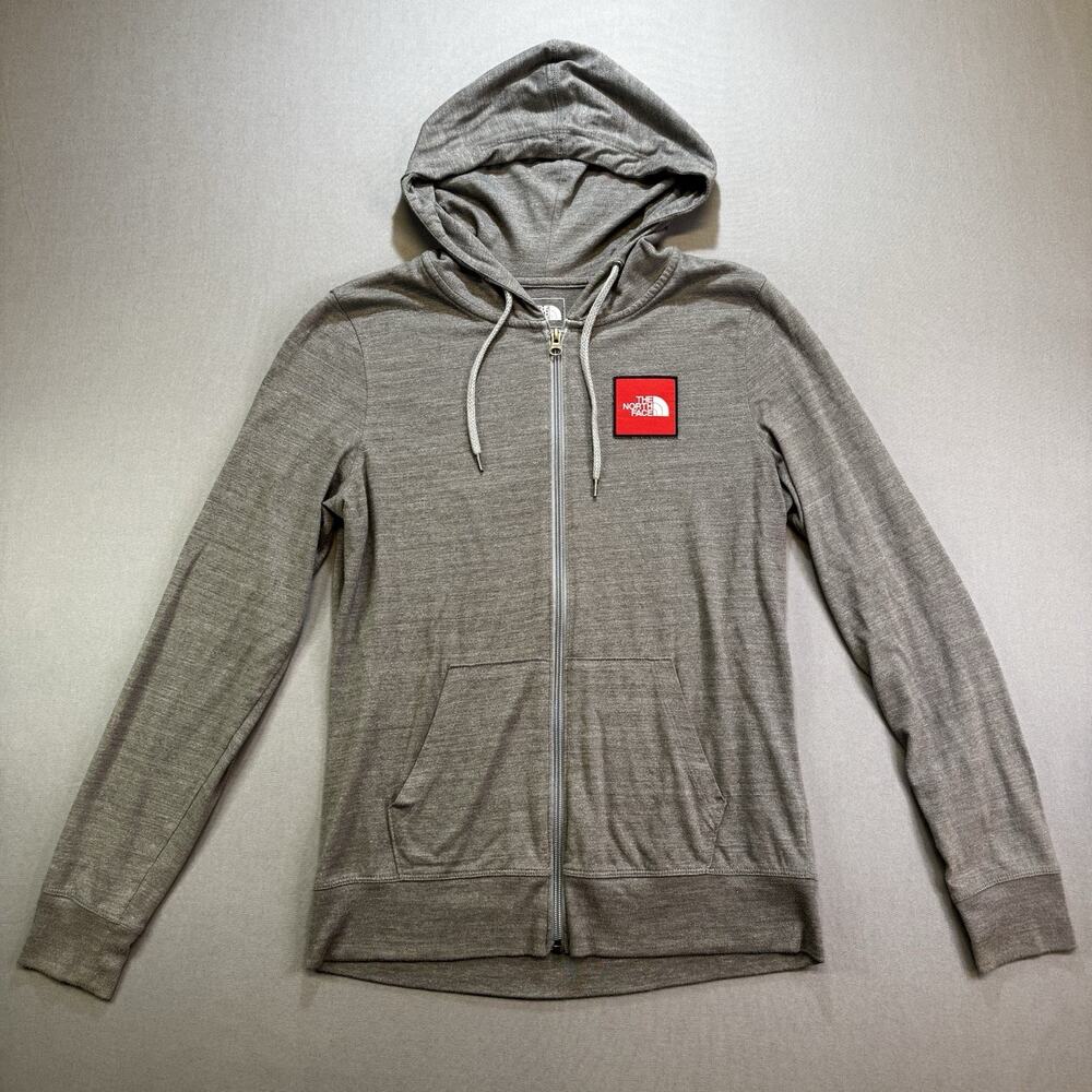 The North Face Women’s Full Zip Hoodie Gray Large Standard Fit